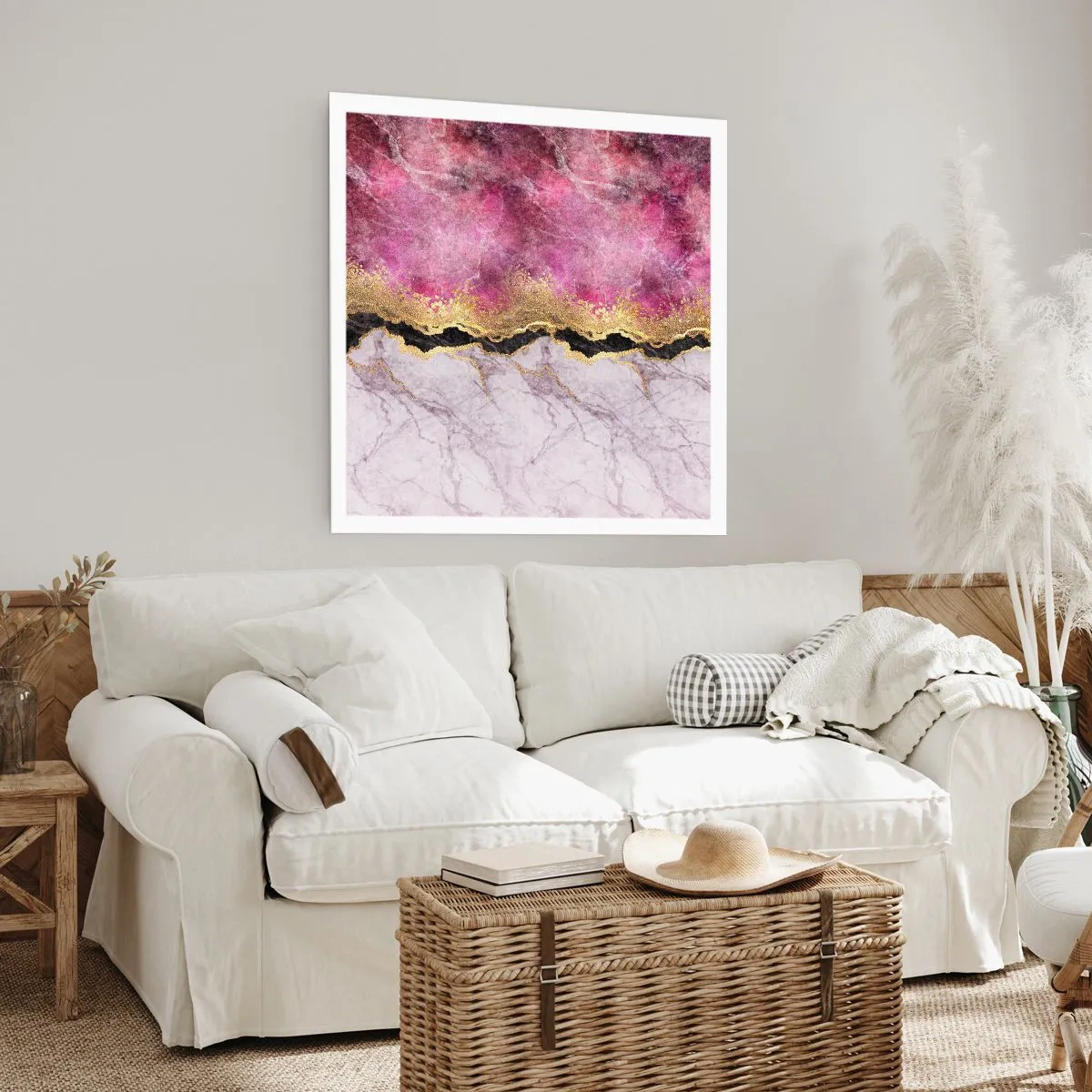 Affisch - På gränsen - 60x60 cm