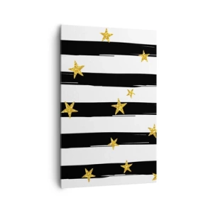 Canvastavla - Bild på duk - Alla är vi födda under lycklig stjärna - 80x120 cm