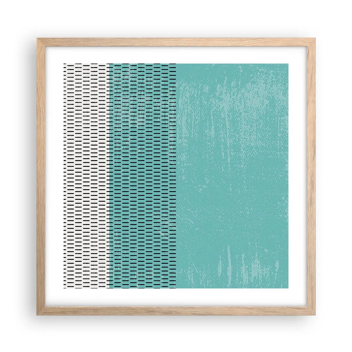 Affisch i ram av ljusek - Balanserad komposition - 50x50 cm