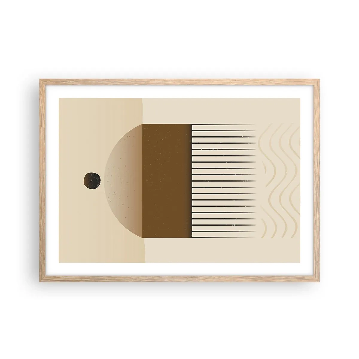 Affisch i ram av ljusek - Olika tillstånd - 70x50 cm