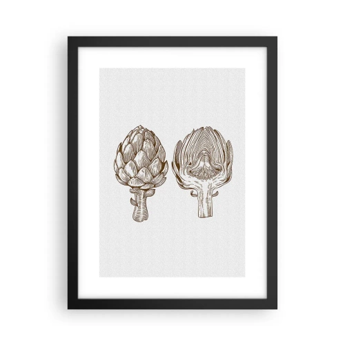 Affisch i svart ram - Anatomilektion - 30x40 cm