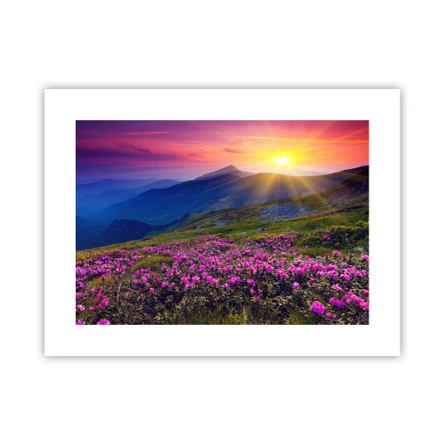 Affisch - … Bergtallen doftar och örterna luktar runt omkring - 40x30 cm