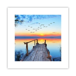 Affisch - Dags att vända hem... - 30x30 cm