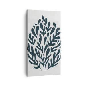 Canvastavla - Bild på duk - Naturens former - 45x80 cm