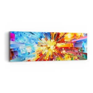 Canvastavla - Bild på duk - In medias res - 90x30 cm