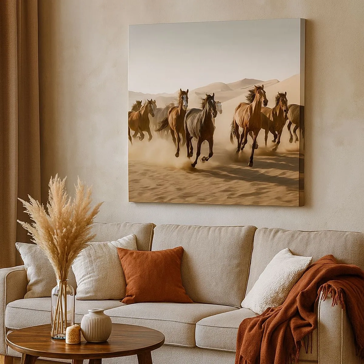 Canvastavla - Bild på duk - Fri som vinden - 30x30 cm