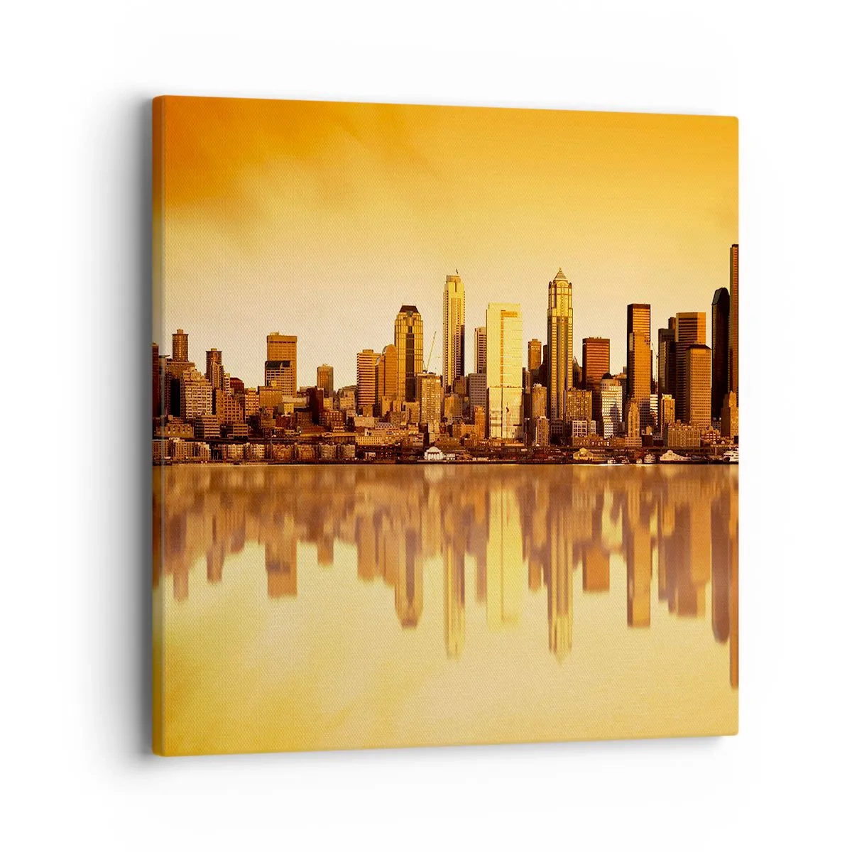 Canvastavla - Bild på duk - Metropolens tystnad - 40x40 cm