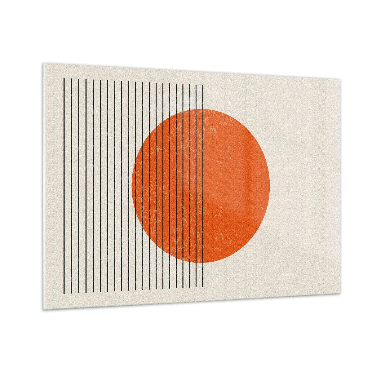 Glastavla - Bild på glas - Alltid solen - 100x70 cm