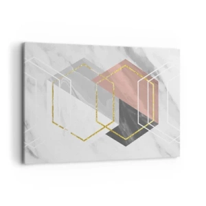 Canvastavla - Bild på duk - Kedjekomposition - 120x80 cm