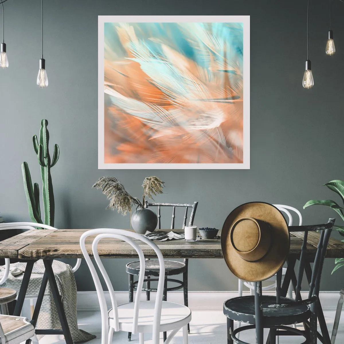 Affisch - I mildhetens land - 60x60 cm