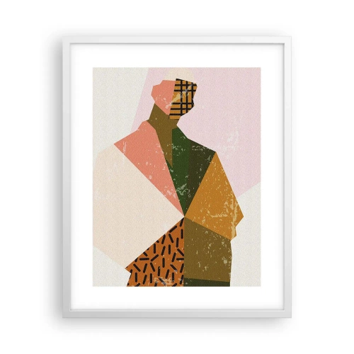 Affisch i vit ram - Människan - en komplex varelse - 40x50 cm