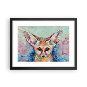 Affisch i svart ram - Är ni redo för mig? - 40x30 cm