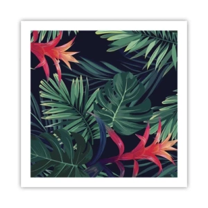 Affisch - Brinna i grönskan - 60x60 cm