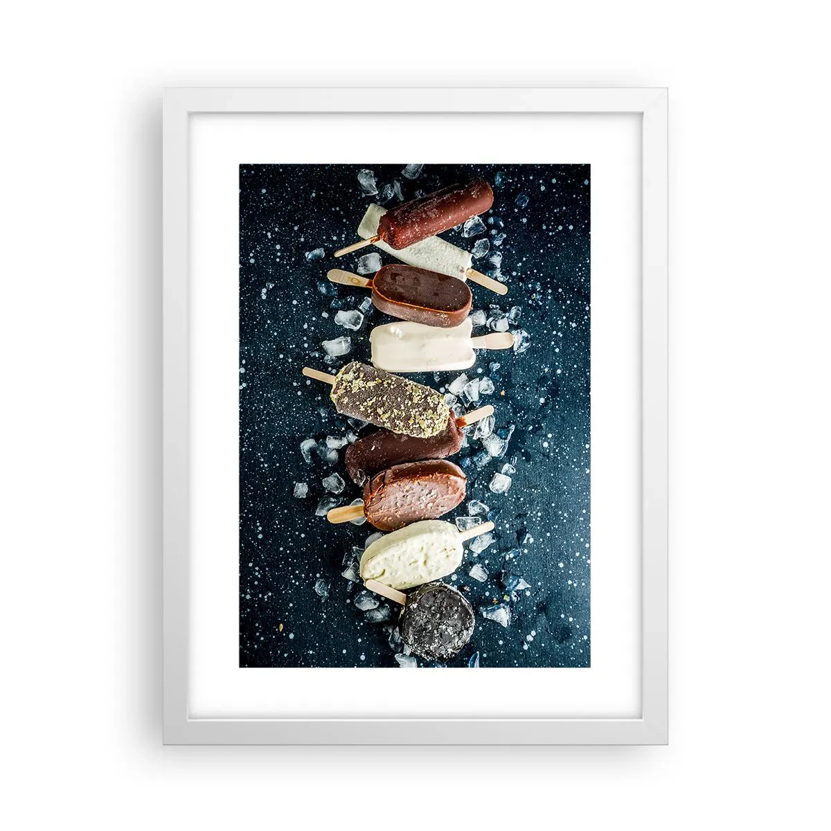 Affisch i vit ram - Smak av varm sommar - 30x40 cm