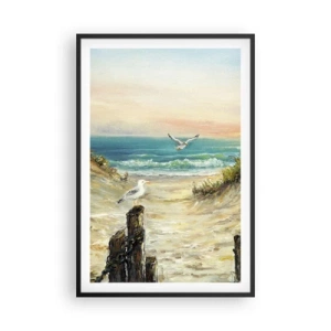 Affisch i svart ram - Vindstilla - 61x91 cm