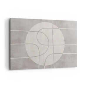 Canvastavla - Bild på duk - Cirkulärt och rakt fram - 120x80 cm