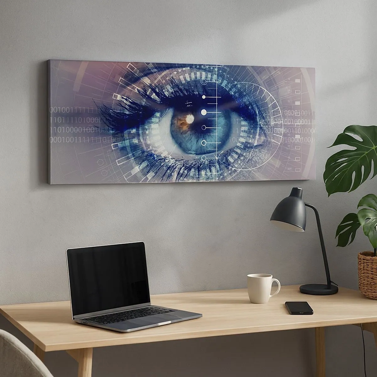 Canvastavla - Bild på duk - Du tror att du känner mig - 100x40 cm