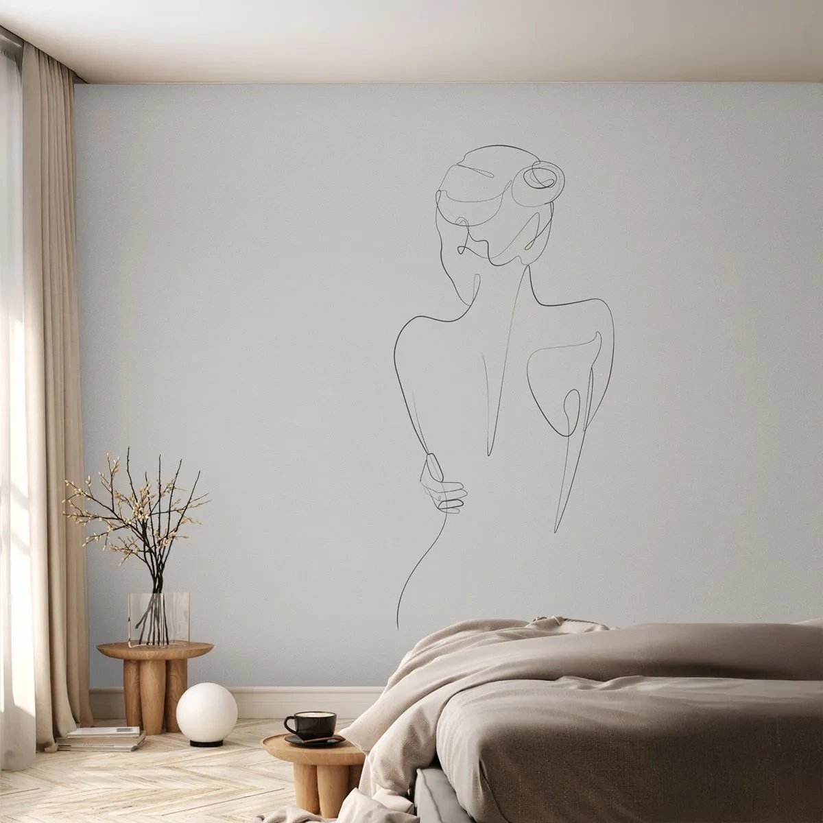 Fototapet Premium Canvas - Kroppens musik - Grafik, Kropp, Bit - 250x175 cm