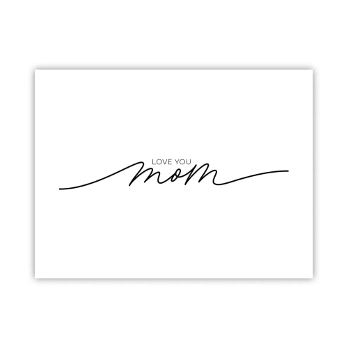 Affisch - Jag är mycket rörd - 40x30 cm