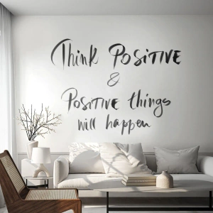 Självhäftande Fototapet Deluxe Sticker - Hur ska man leva? - Typografi, Bekräftelse, Maxim - 350x256 cm