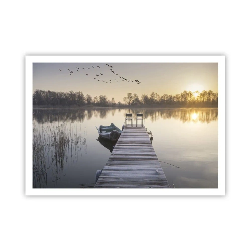 Affisch - Kommer tillbaka om en viss tid - 100x70 cm