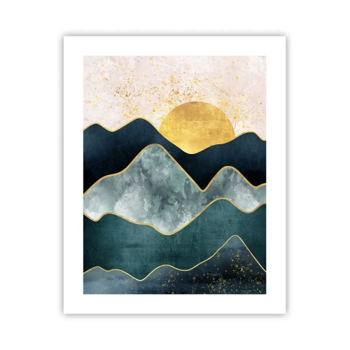 Affisch - Bortom bergen - 40x50 cm