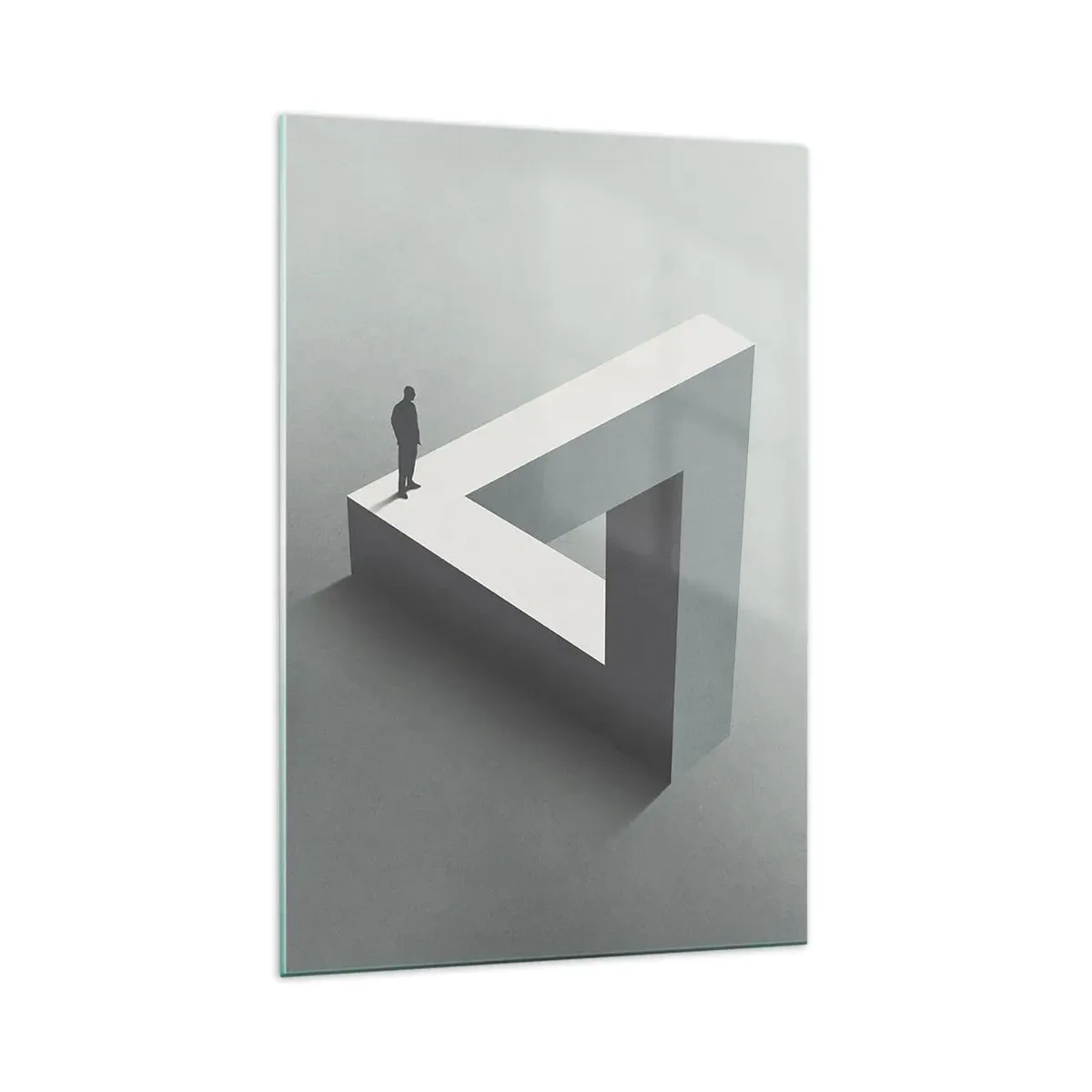 Glastavla - Bild på glas - Och ändå möjligt - 70x100 cm