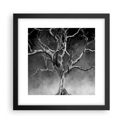 Affisch i svart ram - Ursprungligt och heligt - 30x30 cm