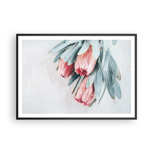 Affisch i svart ram - Generad av sin skönhet - 100x70 cm