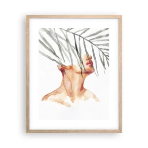 Affisch i ram av ljusek - Känna tropikens puls - 40x50 cm