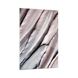 Glastavla - Bild på glas - I rosa silver - 50x70 cm