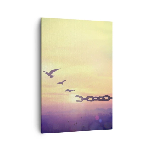 Canvastavla - Bild på duk - Frihetens seger - 70x100 cm