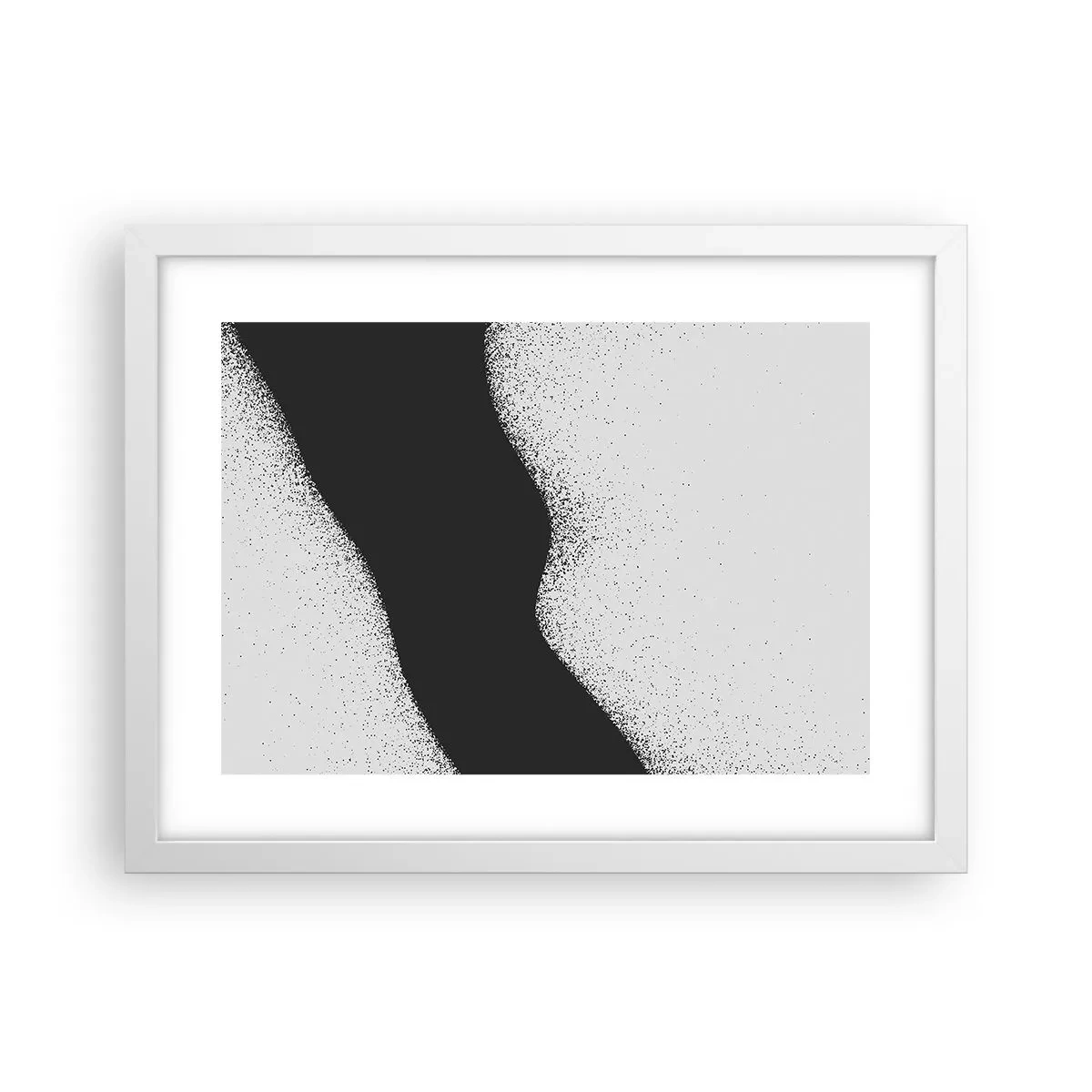 Affisch i vit ram - Flytande balans - 40x30 cm