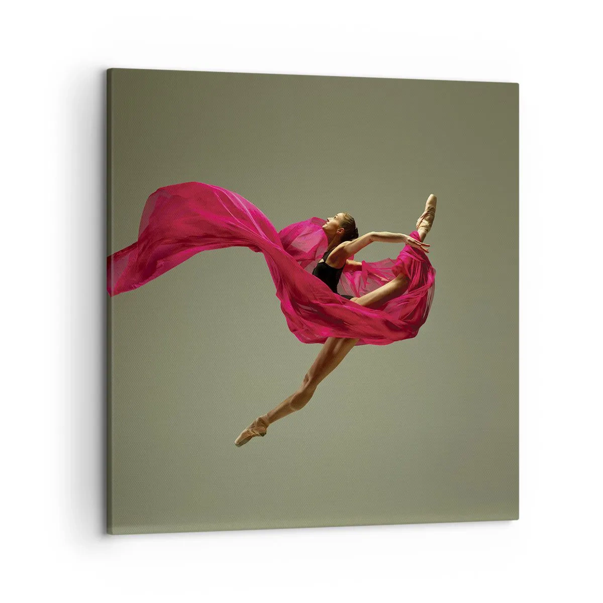 Canvastavla - Bild på duk - Dansande låga - 50x50 cm