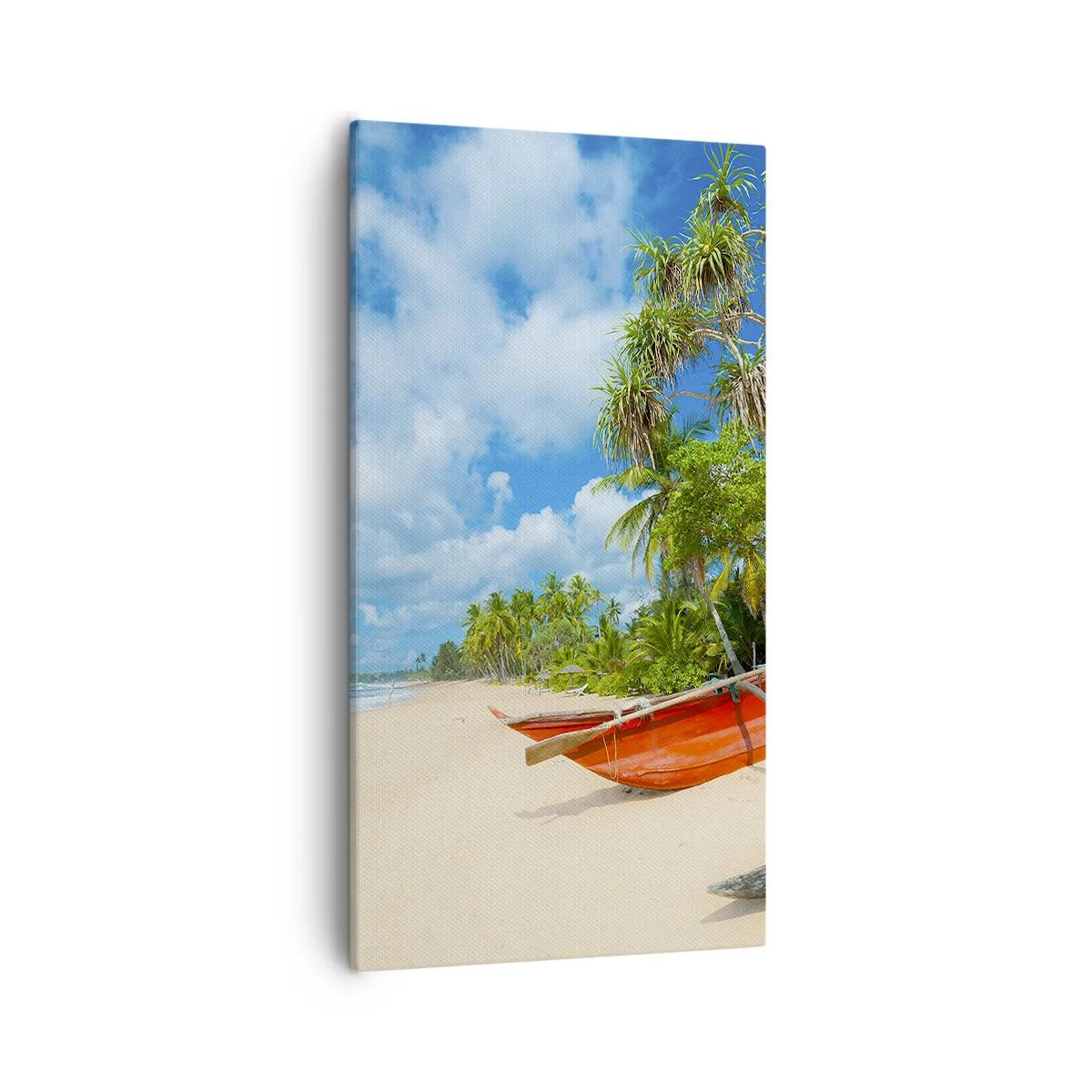 Canvastavla - Bild på duk - Tropikens charm - 55x100 cm