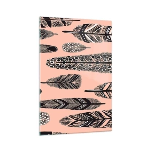 Glastavla - Bild på glas - Indiansk middag - 70x100 cm