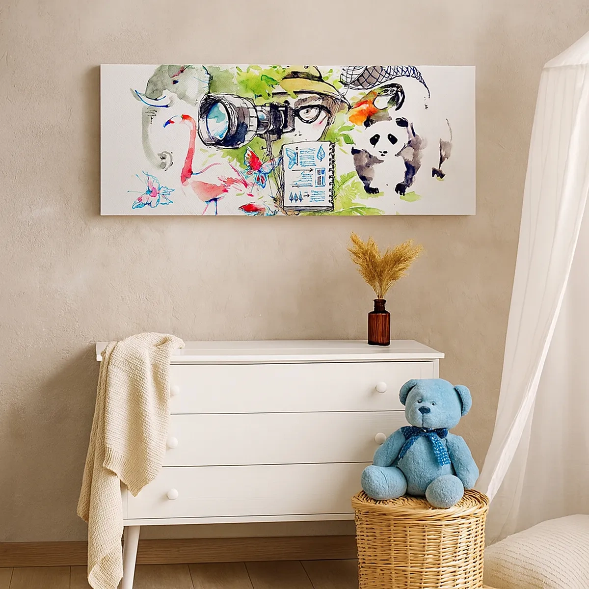 Canvastavla - Bild på duk - I resenärens objektiv - 30x30 cm