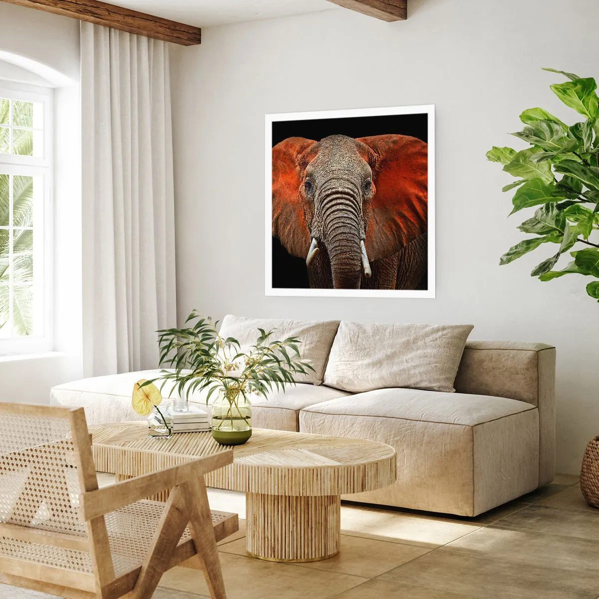 Affisch - Jag är vild, och du? - 50x50 cm