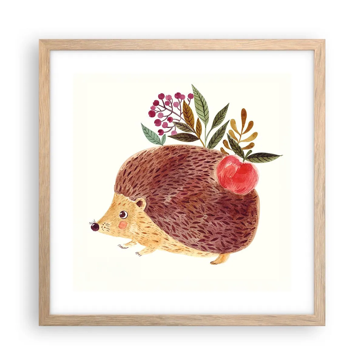 Affisch i ram av ljusek - Och du gillar mig redan - 40x40 cm