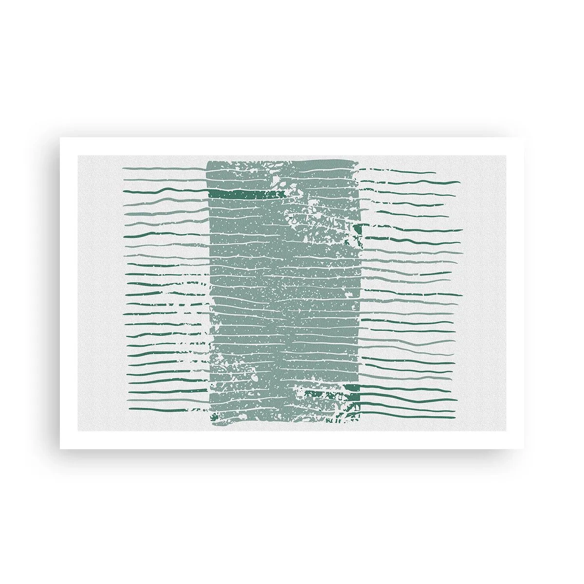 Affisch - Marin abstraktion - 91x61 cm