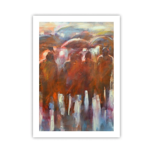 Affisch - Jämna i regn och dimma - 50x70 cm