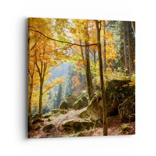 Canvastavla - Bild på duk - Dags att vila - 40x40 cm