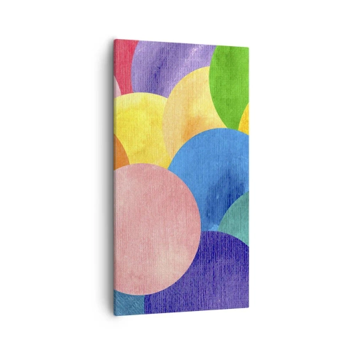 Canvastavla - Bild på duk - Full av liv - 55x100 cm