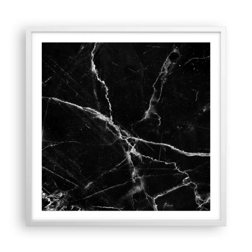 Affisch i vit ram - Stenens hemliga liv - 60x60 cm