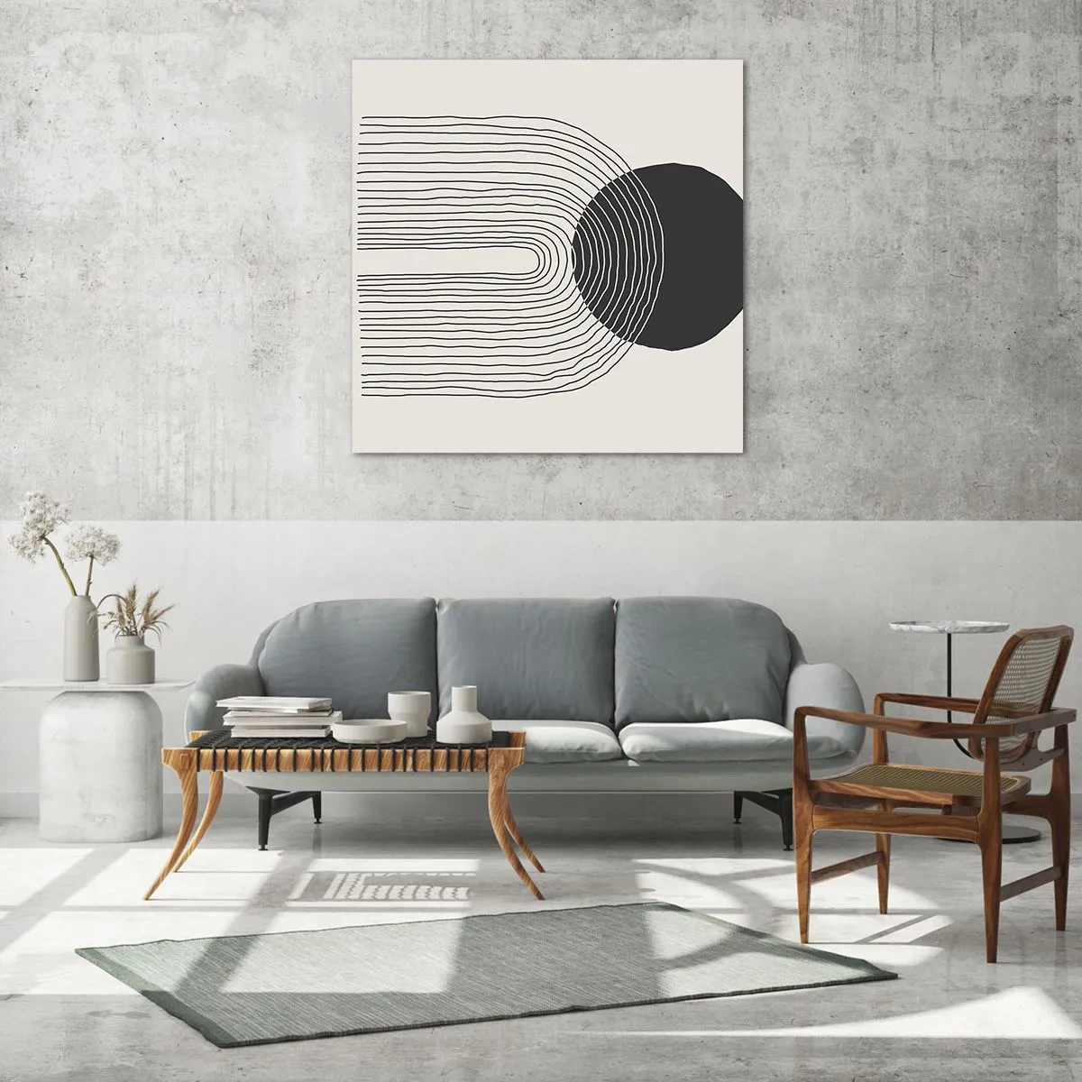 Glastavla - Bild på glas - Darr och säkerhet - 50x50 cm