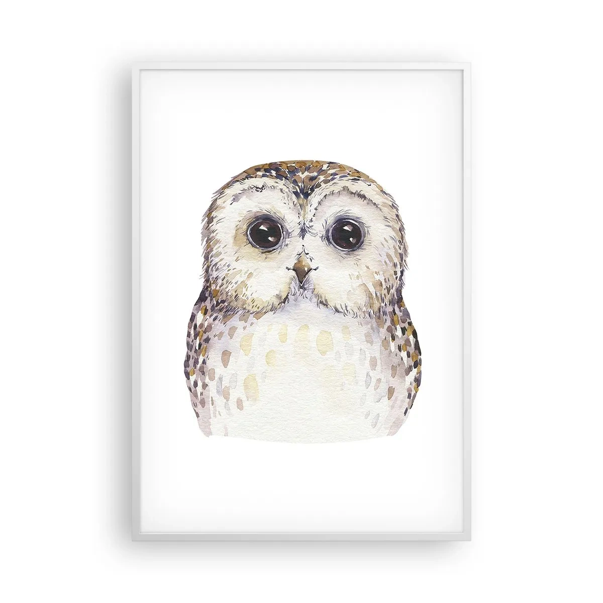 Affisch i vit ram - Titta i mina ögon - 70x100 cm