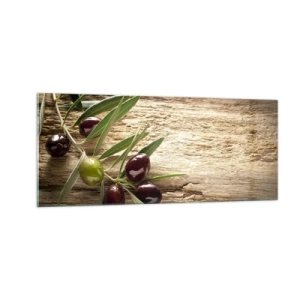 Glastavla - Bild på glas - Direkt från naturen - 100x40 cm