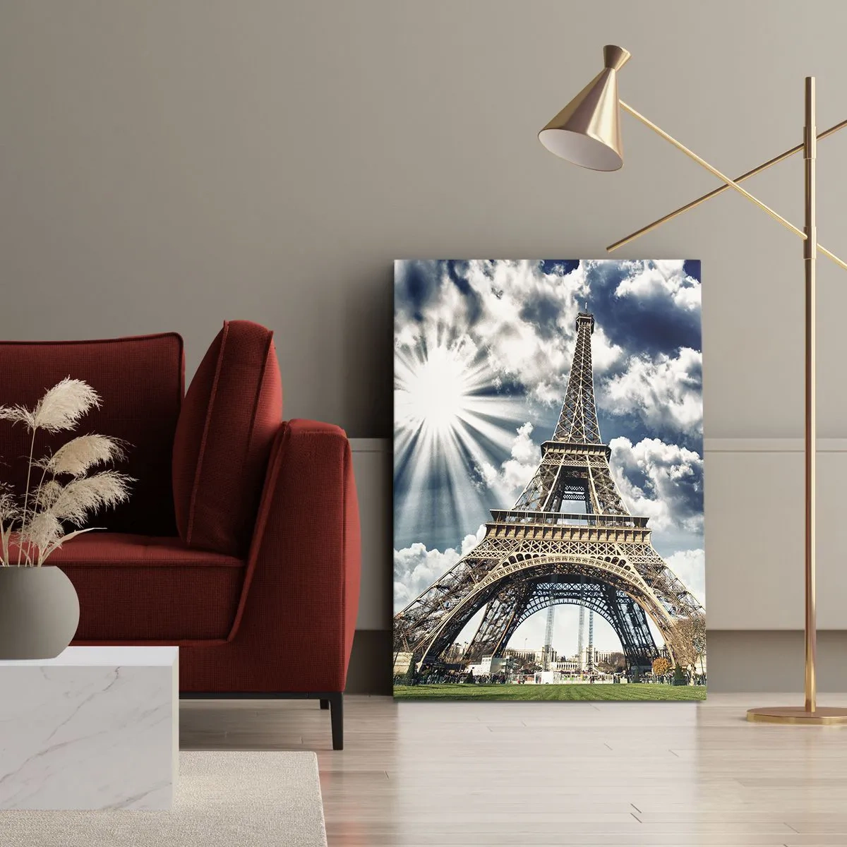 Canvastavla - Bild på duk - Den enda under solen - 55x100 cm