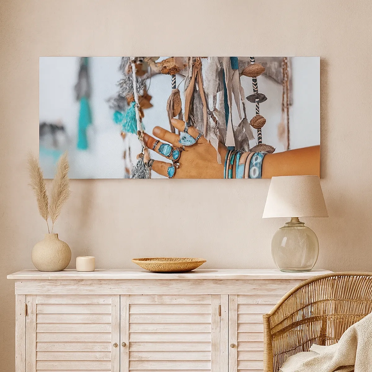 Canvastavla - Bild på duk - Lokala skatter - 30x30 cm