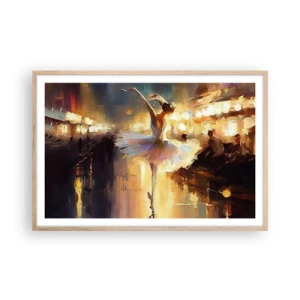Affisch i ram av ljusek - Ett mirakel på gatan - 91x61 cm